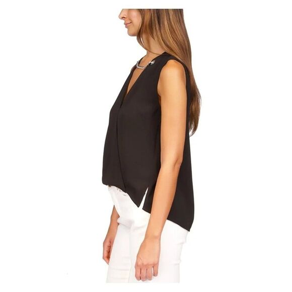MICHAEL Michael Kors Chain Vented Hem Sleeveless Top - Picture 3 of 3